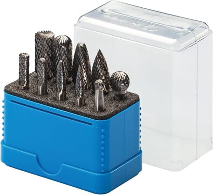 SW-Stahl 82555L hardmetalen freesset, 10-delig