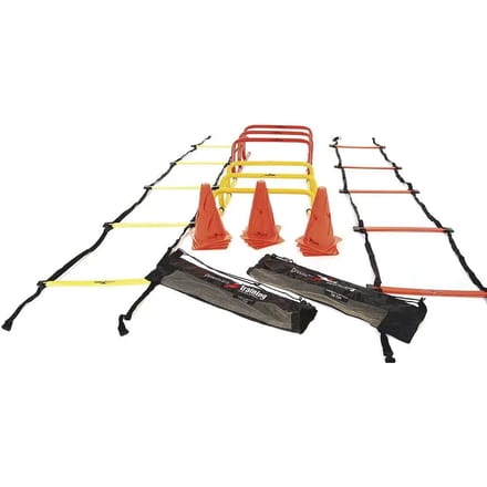 Precision Trainingsset Speed Nylon Geel/oranje 20-delig