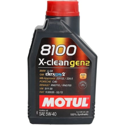 Motorolie MOTUL 109761 8100 X-Clean GEN2 5W40 1L