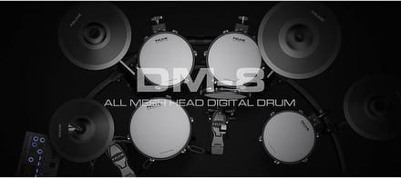 NUX DM-8 Elektronisch Drumstel met All Mesh Heads (REMO) en Multi-Track USB Audio
