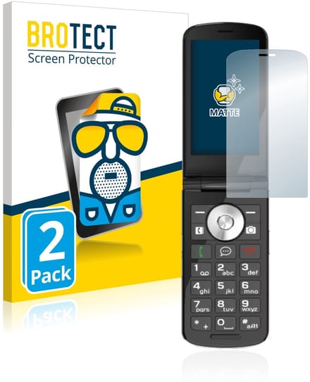 BROTECT - Screenprotector voor Emporia TOUCHsmart.2 - Folie Beschermfolie matte 2 Stuks