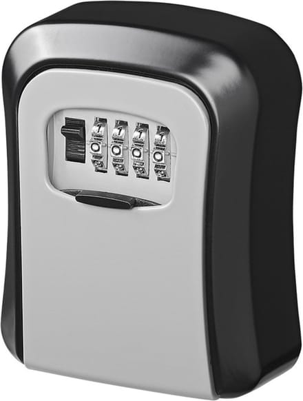 ProPlus Sleutelkluis - Cijfercombinatie - Weerbestendig - 11.5 x 9.5 x 4 cm - Zwart/Grijs
