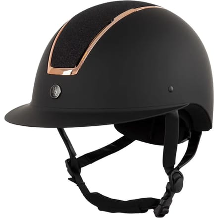 Rijhelm met polovizier BR Equitation Omega Painted Glitter