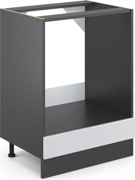 Vicco R-Line Ovenombouwkast – 60 cm, WB Marmer Wit Landhuis