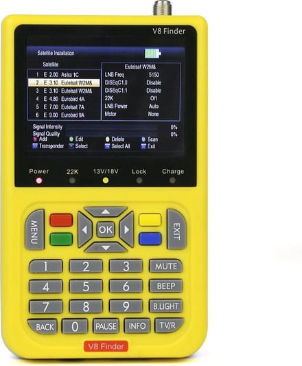 FREESAT V8 Finder Digitale satellietzoeker Meter HD DVB-S2 FTA LNB Signaalaanwijzer Satelliet TV-ontvanger Tool