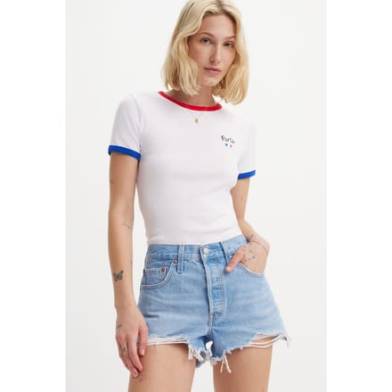 Levi's ® For Pari's Graphic Rickie Tee Größe: M | Hemden Outlet | Damen