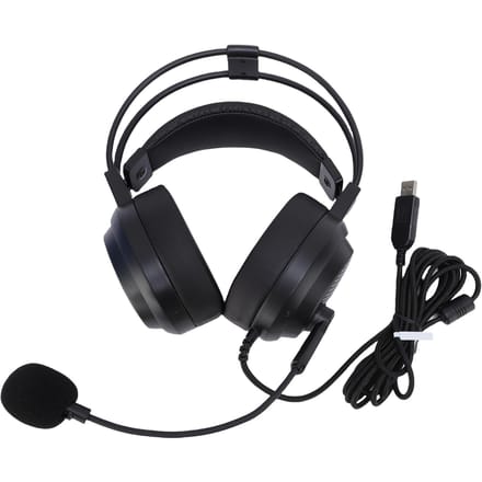 Over-Ear Koptelefoon Adaptieve Dubbele Balkstructuur Comfortabele Bedrade Headset met Microfoon voor