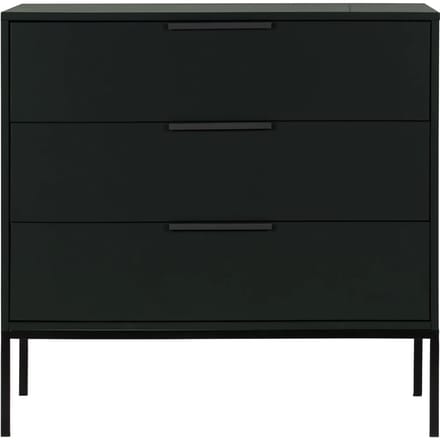WOOOD Adam Ladekast - Grenen - Zwart - 93x94x52