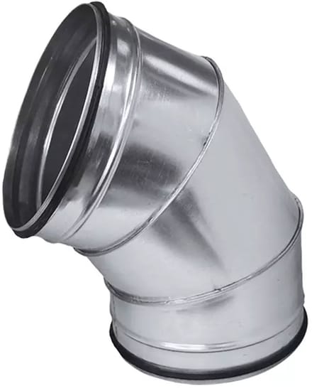 Ronde spiro bocht 60Â° Ã˜ 400mm voor spirobuis