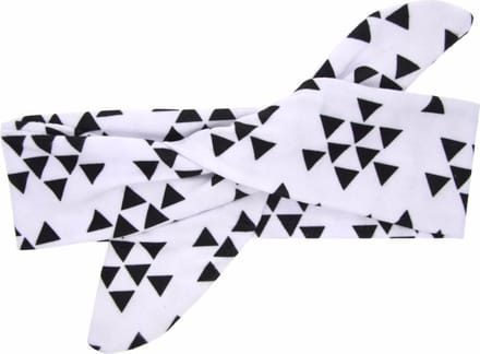 Haarbanden Set Moeder & Dochter - Twinning - Haarband - Setje - Accessoires - Zwart wit driehoekjes - Heble