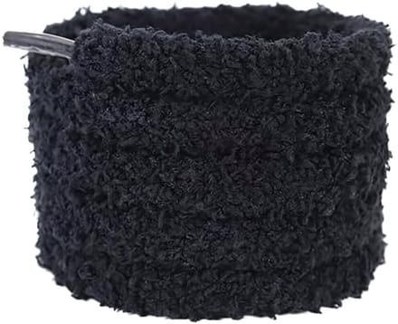 The Kicks Don Fluffy Veters 140 cm - Zwart - Pluche