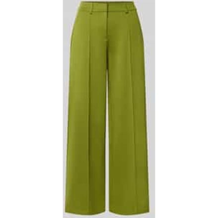 wide fit broek met viscose, model 'Kate'