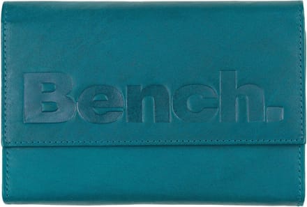 Bench Wonder Portemonnee Leer 15 cm - Dames - Horizontaal - petrol
