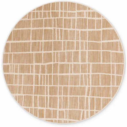 Ted Baker Ted baker haringey rond buitenkleed jute wit- 200 cm rond