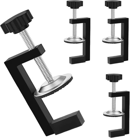 Verstelbare C-klemmen 10-57 mm - 4 stuks - voor houtbewerking lassen constructie