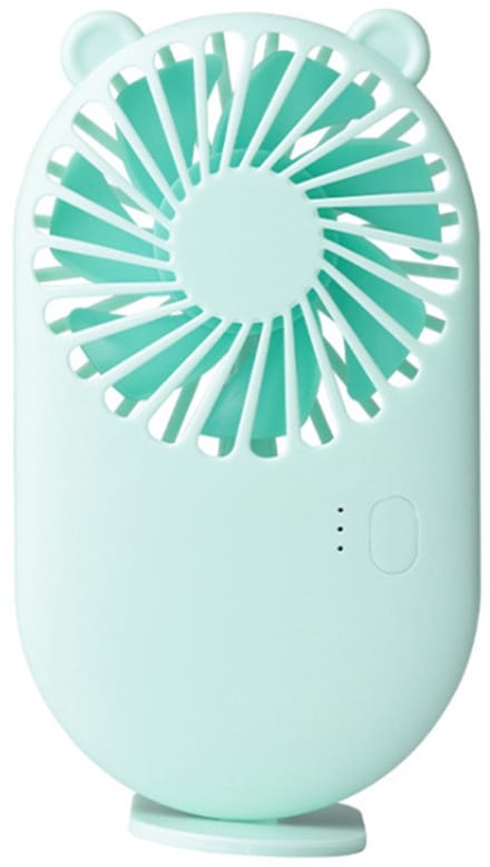 Draagbare mini-ventilator voor reizen en kantoor, oplaadbare USB-bureauventilator met 3 standen voor de zomer