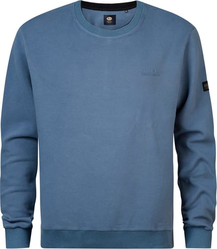 Petrol Industries - Heren Plus Size Casual Sweater Kavik - Blauw - Maat 6XL