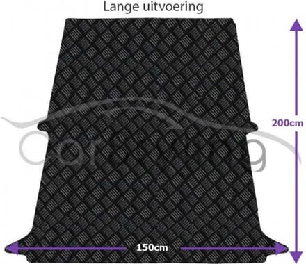 Laadvloermat Mercedes Citan verlengde uitvoering 2012-heden