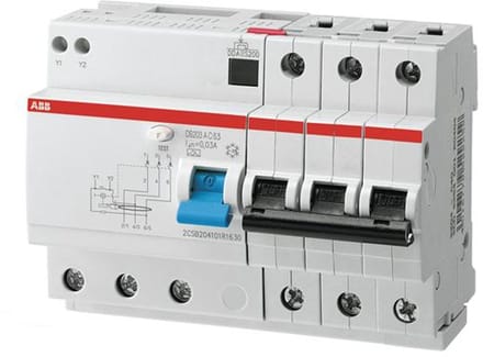 ABB Componenten aardlekautomaat B63 3P 30mA Type A (2CSR273101R1635)
