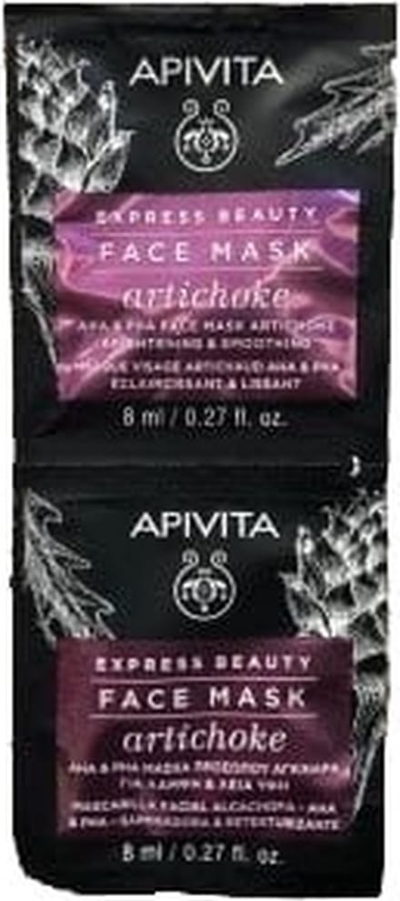 Express Beauty Verhelderende en Herstructurerende Gezichtsmasker Met Artisjok, AHA en PHA 2 X 8 ml