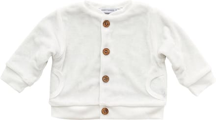 Bamboom Velvet Vestje Offwhite Mt. 68