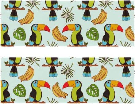 Microvezel Handdoeken - Sport Handdoek - Koel Blijven - Sneldrogend Absorberend - 2 Stuks 29x81cm - Multicolor