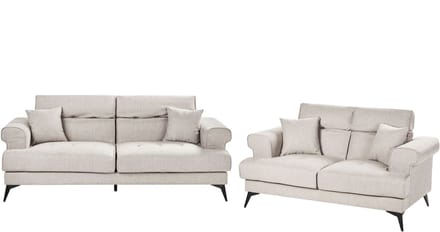 SKIVE - Bankenset - Taupe - Polyester