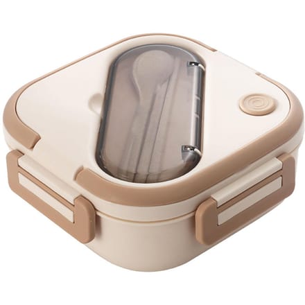 Bento Box Plastic Compartimenten Geïsoleerde Lekvrije Lunchbox voor School Werk Magnetronbestendig Kaki kaki