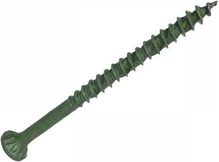 Terrasschroeven - Decking Schroeven - Houtbevestiging - Zelfborende draad - 5.0x100mm - Groen
