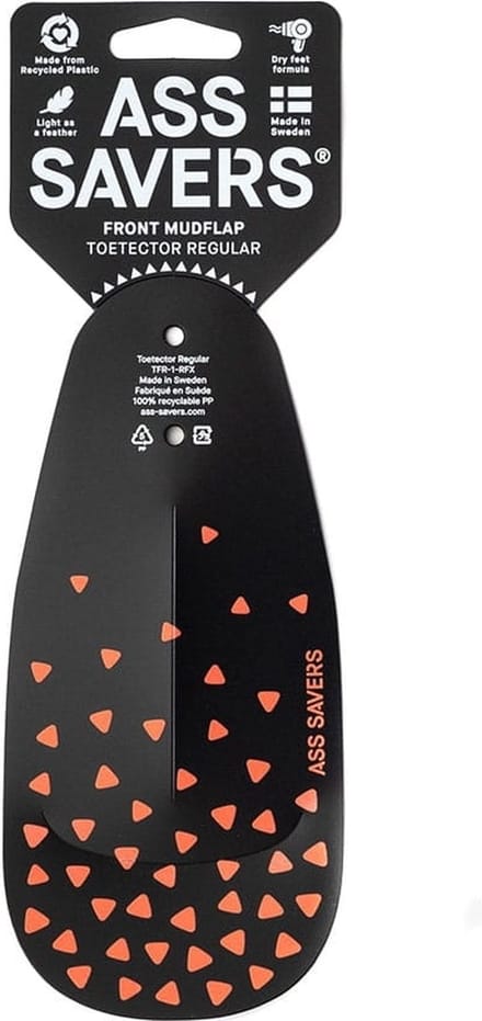 Ass Savers Mudder Regular Voorste Spatbord Zwart