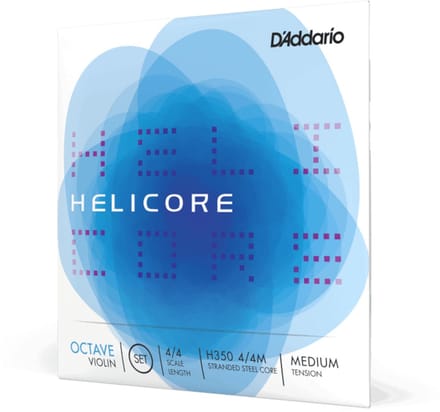 D'Addario H350 4/4M Helicore Octave 4/4 Scale, Medium Tension Octaaf vioolsnaren set