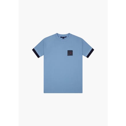 Black Donkey Kordaat t-shirt i light blue/black men