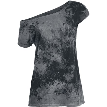 Outer Vision T-shirt - Marylin - S tot XL - voor Vrouwen - grijs