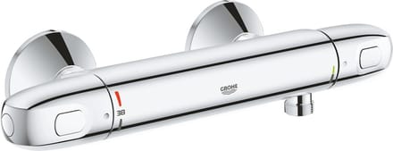 GROHE Grohtherm 1000 douchethermostaat met koppelingen chroom