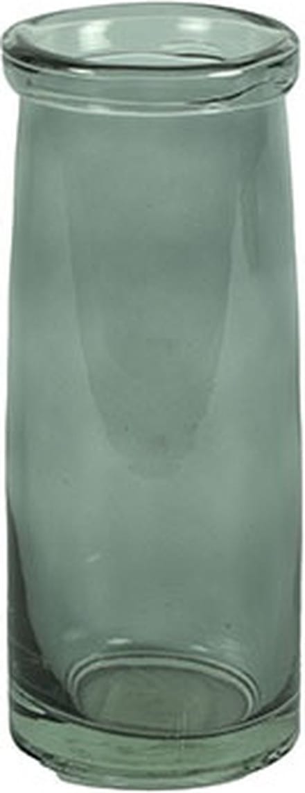 Countryfield Vaas Missy glas L8B8H19CM donker grijs