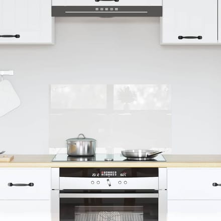 vidaXL - Keukenachterwand - Transparant - 70 - x - 40 - cm - gehard - glas