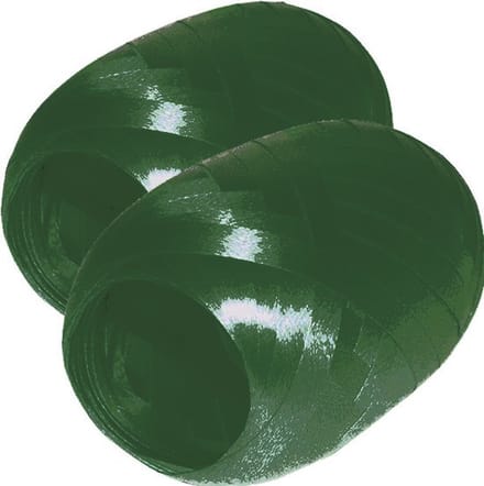 2x Inpaklint Krullint Decoratielint Cadeaulint Sierlint - Groen - 20m x 5mm