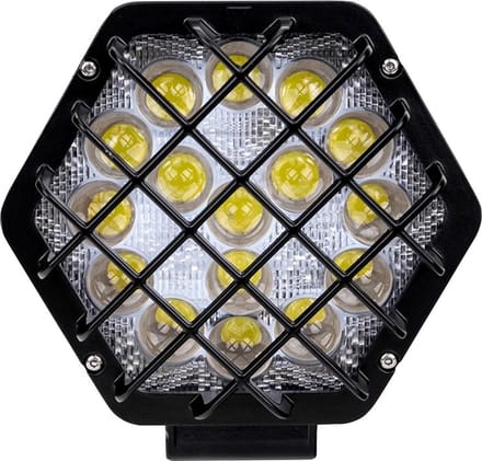 Verstraler LED 48W - werklicht HEX~2300 Lumen - 12V & 24V DC | daglichtwit 6500K | IP67