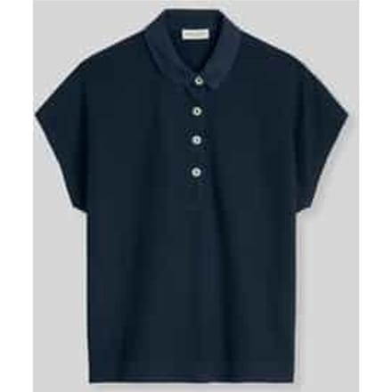 poloshirt in loose fit van puur katoen