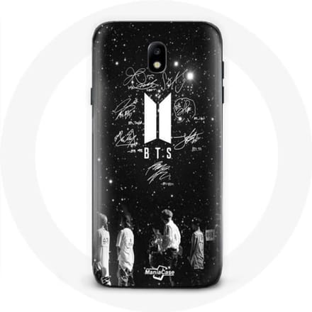 Coque - BTS - Samsung Galaxy J3 2017 - Souple - Noir - Membres BTS