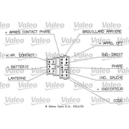 Combischakelaar VALEO 251305