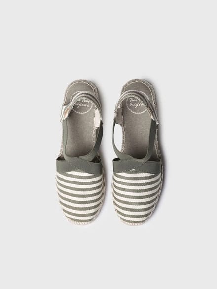Espadrilles met sleehak in zeemansstijl | TERRA-DD