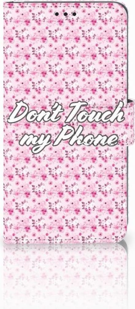 Book Case voor Samsung Galaxy S10 Portemonnee Hoesje Flowers Pink DTMP