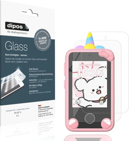 dipos – 2x Matte Pantserfolie geschikt voor BLKE S P1 | 9H Screenprotector
