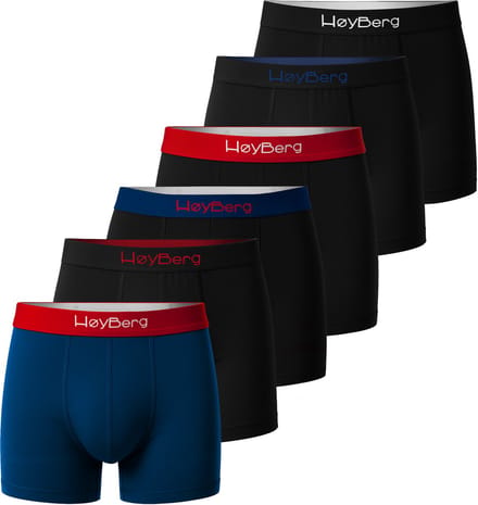 HøyBerg Scandinavian Style Serie - Bokserhort - Set van 6 - Katoen - L