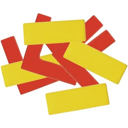 Rechthoekige markeringen + 4 hoeklijnen Tremblay CT (x24)
