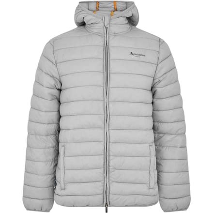 Aquascutum Heren Logo Puffer Jas (Grijs)