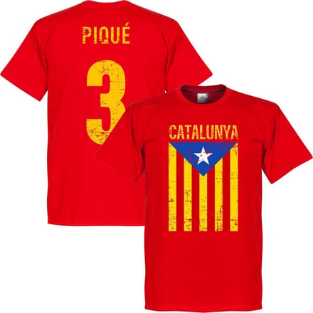 Catalonië Vintage Pique T-Shirt - M