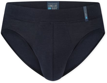 SCHIESSER Long Life Soft slip (1-pack) - heren rio slip blauwzwart