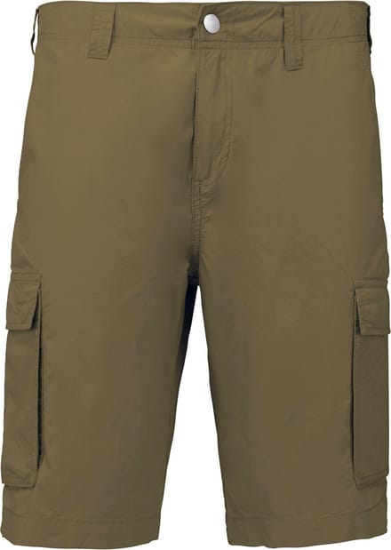 Kariban Lichte herenbermuda met diverse zakken K755 - Light khaki - 54 NL (48 FR)